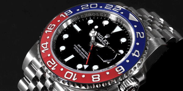 Rolex GMT-Master II Pepsi Bezel Jubilee Steel Watch