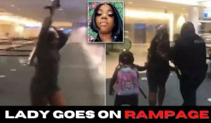 WATCH: Woman Goes Ballistic at Airport as Daughter Begs Her to Stop, “Mommy I Don’t Want You to Go to Jail!”