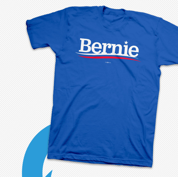 Blue Bernie t-shirt,
