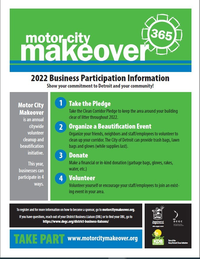 Motor City Makeover Registration Opens Friday, April 1st Bagley