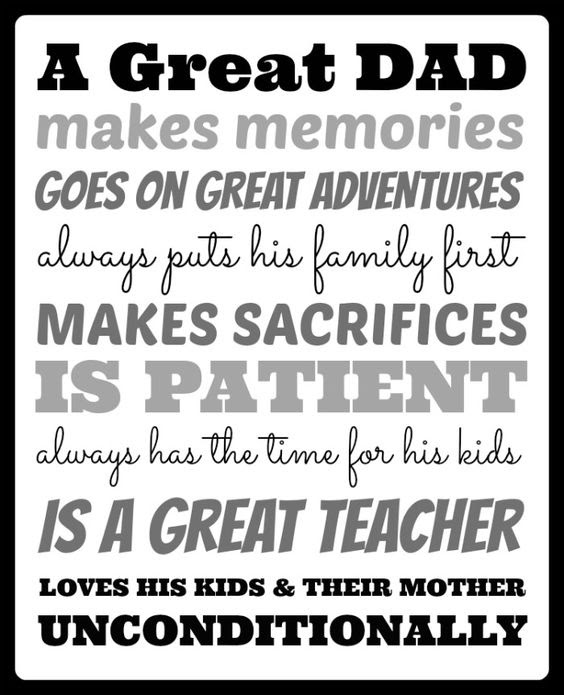 Happy Father's Day (with a free printable for Dad) from B-InspiredMama.com