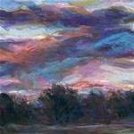 A DREAMY MORNING - 6" x 6" landscape pastel by Susan Roden - Posted on Saturday, November 22, 2014 by Susan Roden