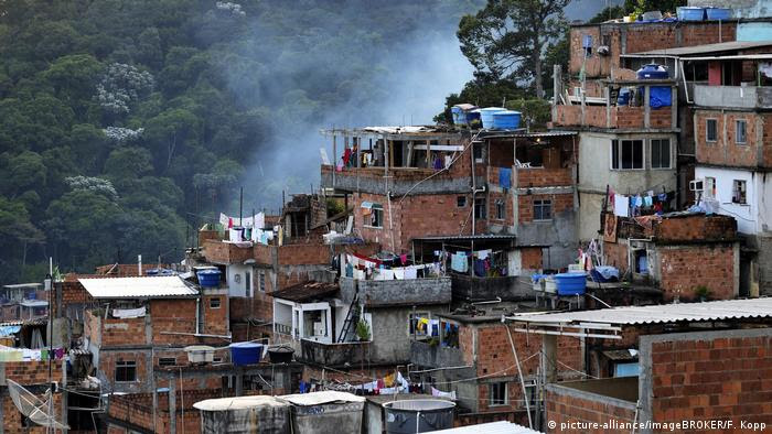 Favela da Rocinha no Rio de Janeiro