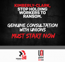 Профсоюзы проводят глобальную акцию протеста против Kimberly-Clark