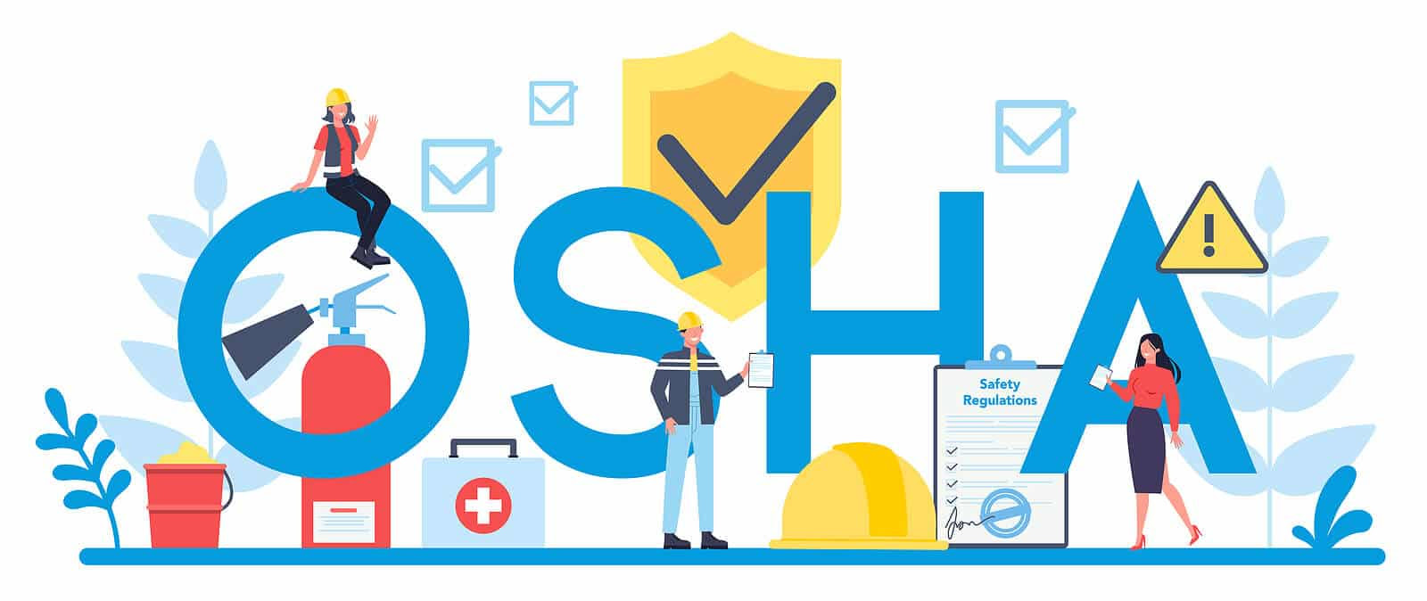 osha-logo-with-three-cartoon-characters image