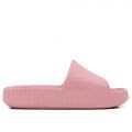 Chinelo Slide Rosa Poofy Plataforma Eva AG05010, Usaflex, R$139,99 www.usaflex.com.br