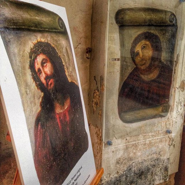 "Beast Jesus" and its former self (photo via @oortin/Instagram)