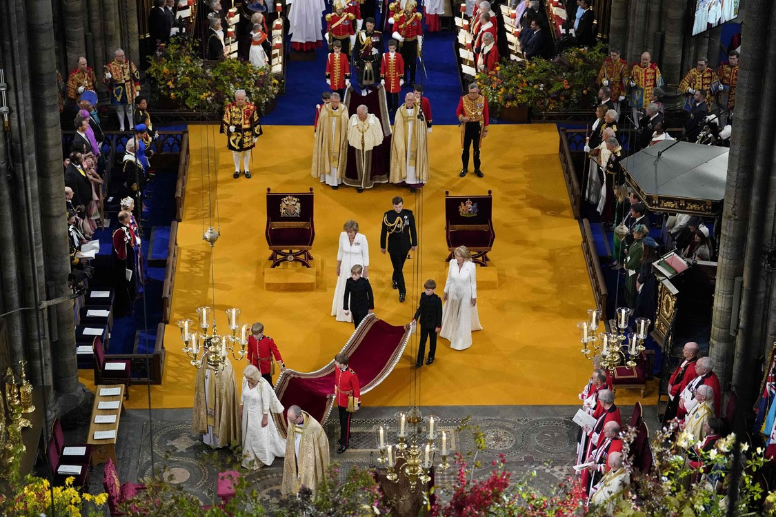 Lễ đăng quang là lễ đăng quang đầu tiên ở Anh sau 70 năm và là lễ đăng quang thứ hai trong lịch sử được truyền hình trực tiếp.  (Ảnh của Andrew Matthews/POOL/AFP)