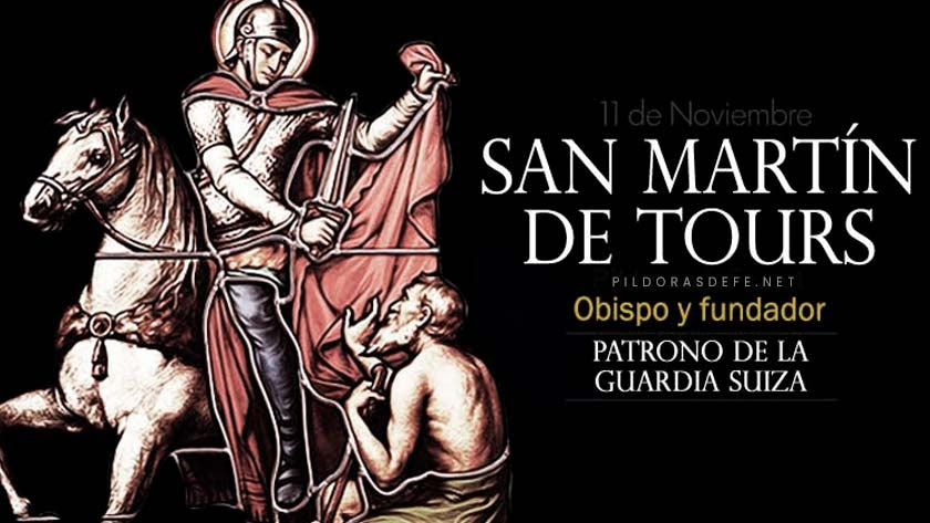 san martin de tours patrono de la guardia suiza obispo fundador biografia