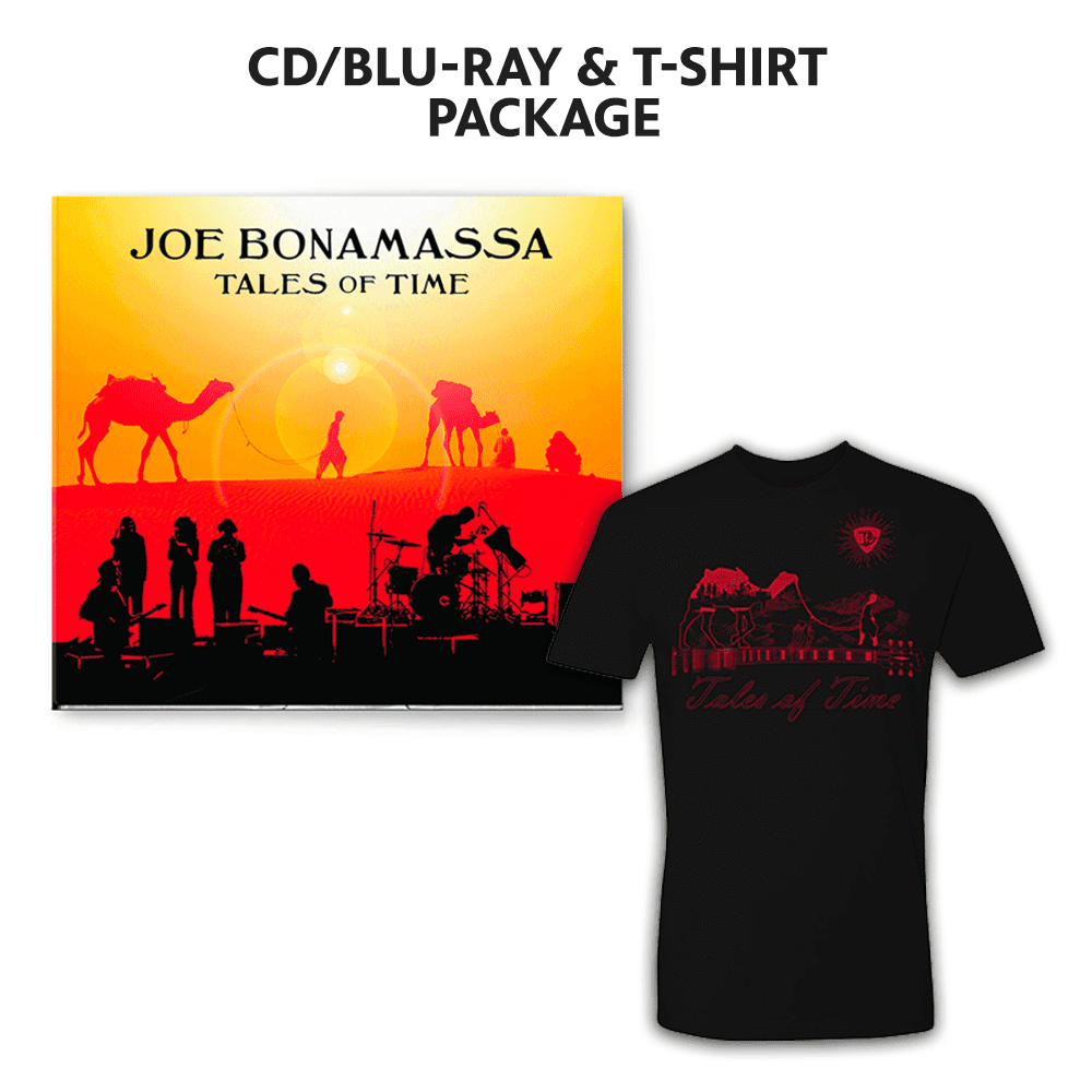Image of Tales of Time CD/Blu-ray & T-Shirt Package (Unisex) ***PRE-ORDER***