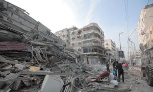 На фото: разрушения в Газе. 