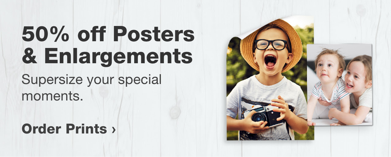 Walgreens 50% off posters and enlargments coupoun