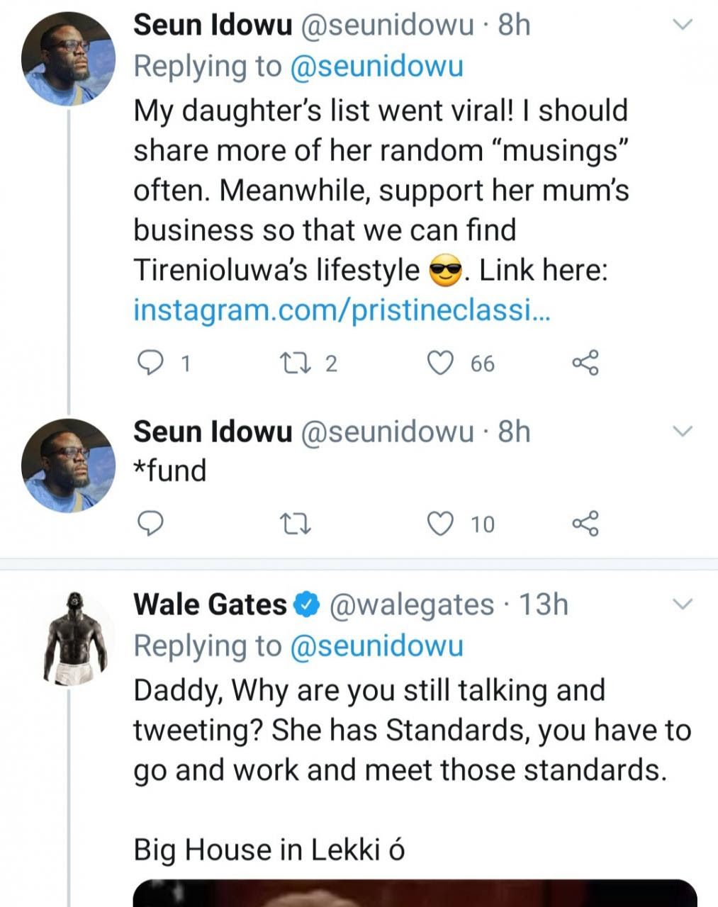 Nigerian father shares his daughter