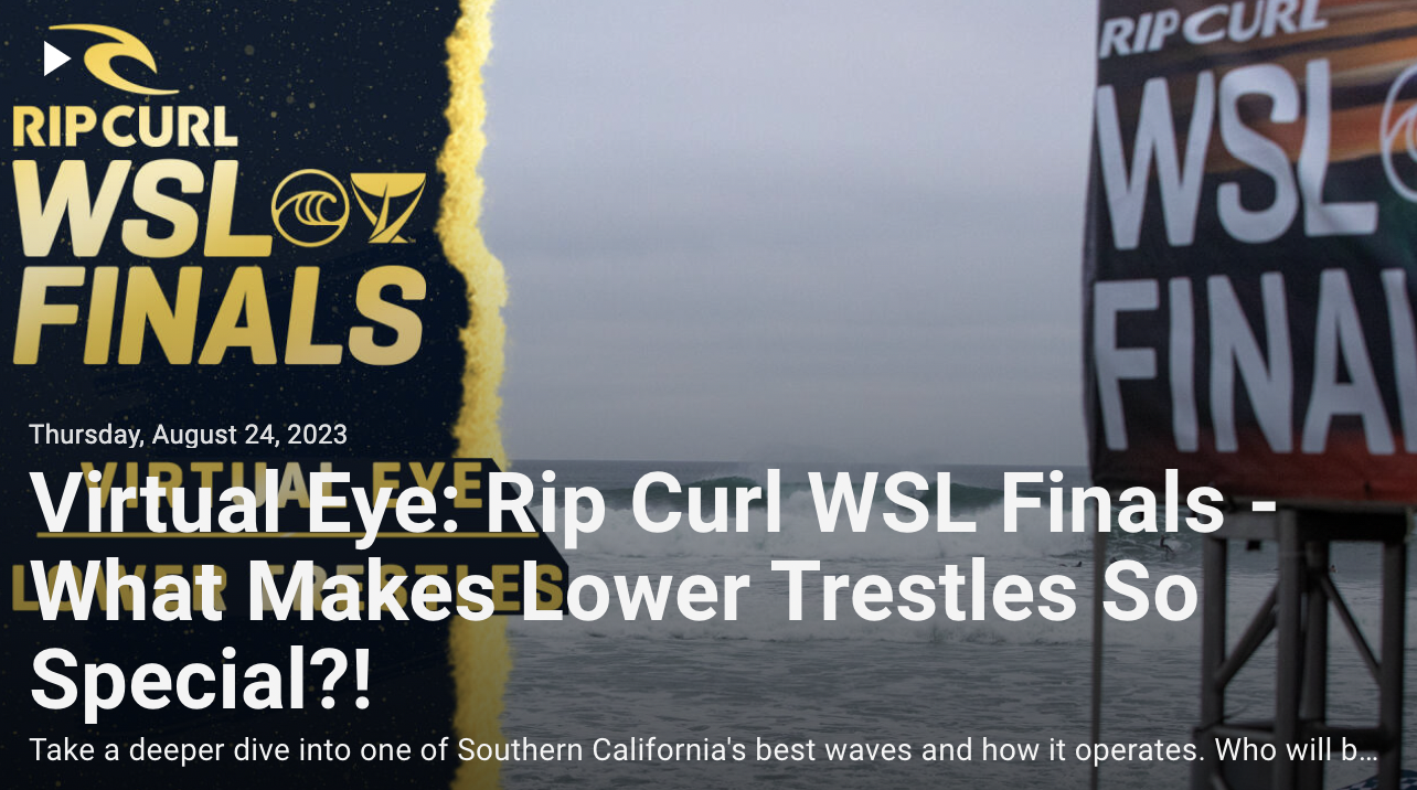 WILL RISS WIN HER SIXTH TITLE? Rip Curl WSL Finals September 8-16 