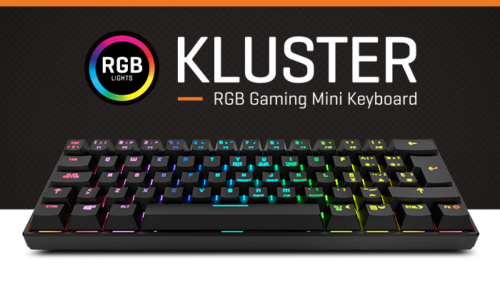 Teclado Gaming Krom Kluster RGB Mini 