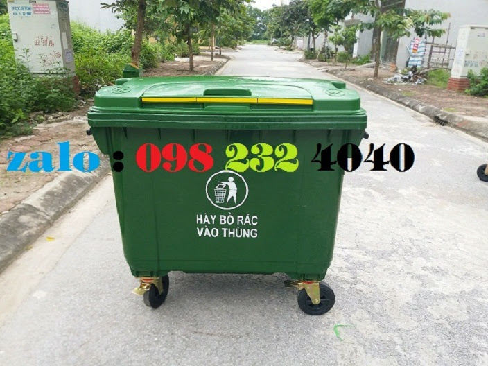 Thùng rác HDPE 660 lít