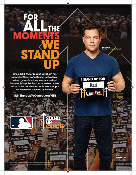 Matt Damon MLB PSA 2019