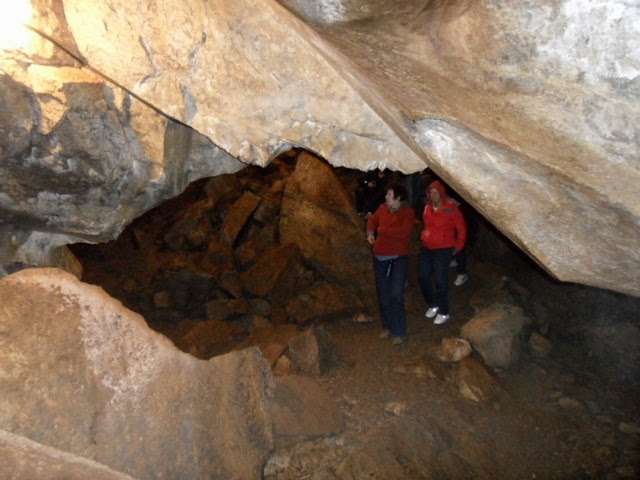 The most profound words I ever heard was inside this ice-age bear cave on the Blacktail Ranch in Montana. 