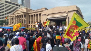 Anti government protest in Sri Lanka 2022