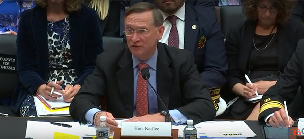 Dr. Kadlec testifies before the House Energy and Commerce Committee