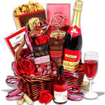 Indulge in Love Gift Basket to USA