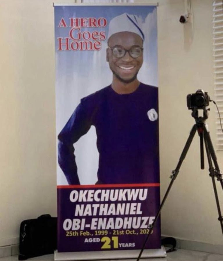 #EndSARS?protester, Oke, who was shot dead in Lagos 3 hours after tweeting "Nigeria will not end me", has been laid to rest (photos/video)