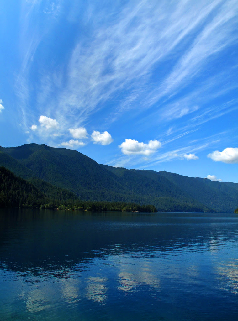 Big Sky at Lake Crescent I Lake Crescent on Washington's Oâ€¦ Flickr