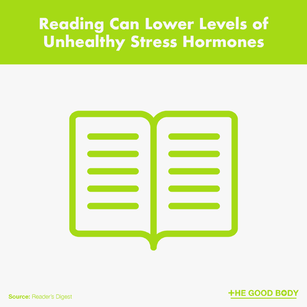 Reading Can Lower Levels of Unhealthy Stress Hormones