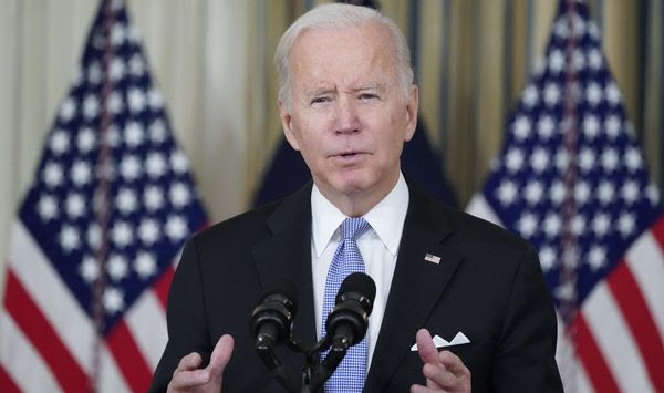 President Joe Biden speaks about the bipartisan infrastructure bill in the State Dinning Room of the White House, on Nov. 6, 2021, in Washington. When he was in the White House, Donald Trump referred to Baltimore as a &amp;quot;disgusting, rat and rodent infested mess.&amp;quot; But for Biden, the city is the first stop on what will likely be a national tour to showcase the value of his agenda. (AP Photo/Alex Brandon)