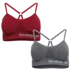 NEW Reebok Women's Seamless Bralette 2-Pack