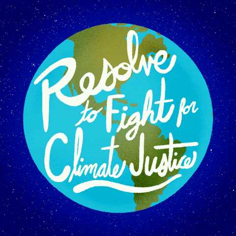 Resolve to fight for climate justice