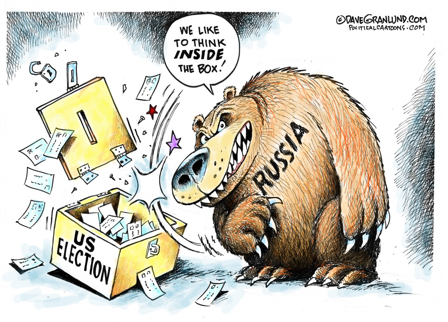 Russians attack US Elections