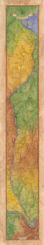 Illinois River Ribbon Map