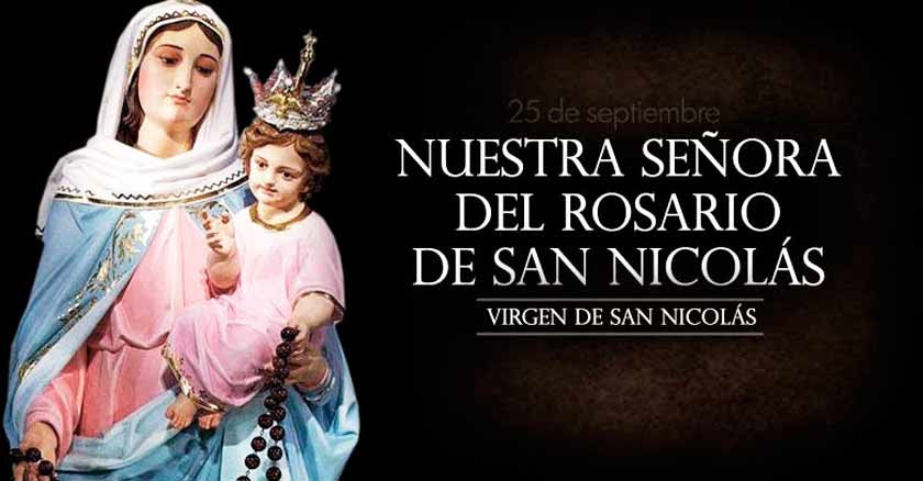 nuestra senora del rosario de san nicolas virgen de san nicolas virgen maria