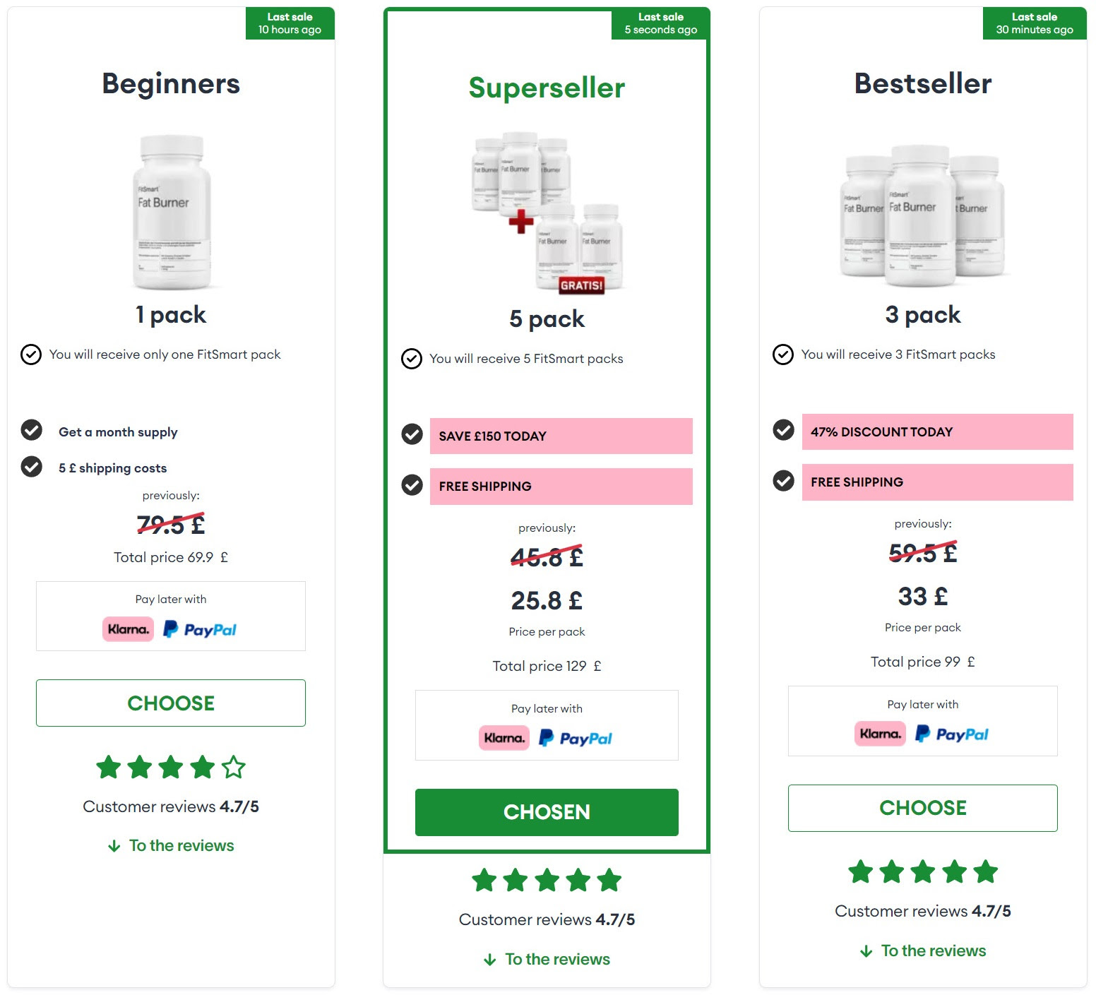 FitSmart Fat Burner Price In UK, IE