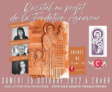 Récital au profit de la Fondation Aznavour