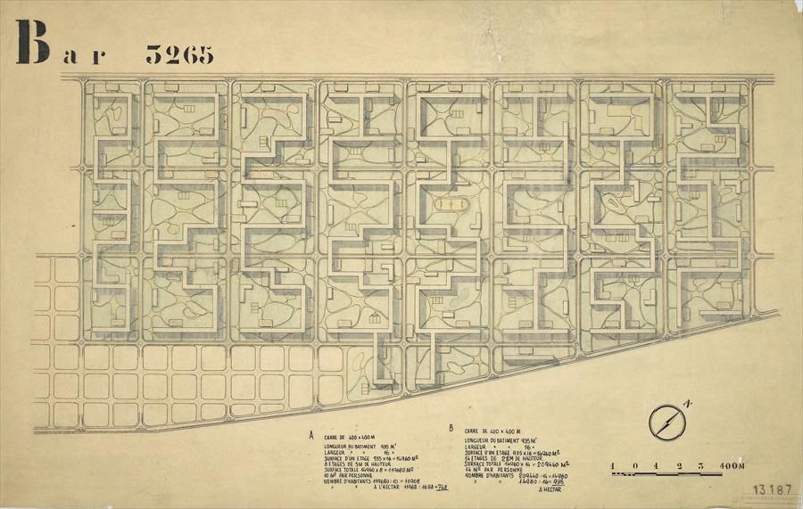 The residential district of the Macià Plan.