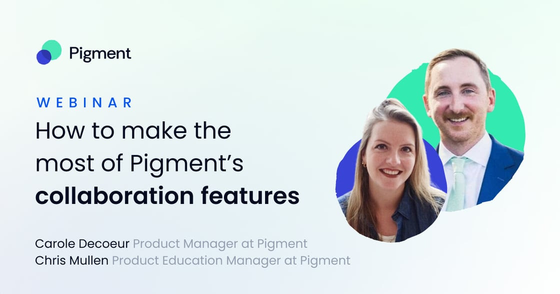 Webinar - How to make the most of Pigment’s collaboration features - Cover