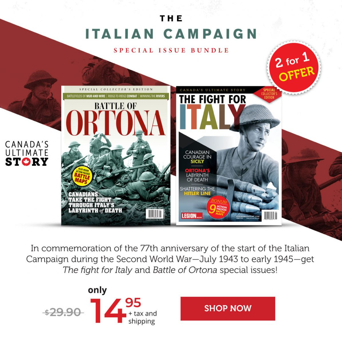 The Italian Campaign Special Issue Bundle