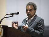 In this Monday, May 10, 2021, file photo, Mayor Lori Lightfoot speaks during a news conference in Chicago. (Ashlee Rezin Garcia/Chicago Sun-Times via AP) ** FILE **