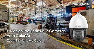 Hikvision new PTZ cameras with ColorVu