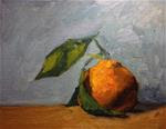 Simple Satsuma On Blue - Posted on Tuesday, February 10, 2015 by Chris Beaven