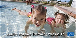 The figure above is a photo promoting Healthy and Safe Swimming Week 2017.