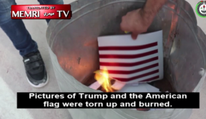 “Palestinian” children at summer camp burn US flag, denounce Trump’s peace deal
