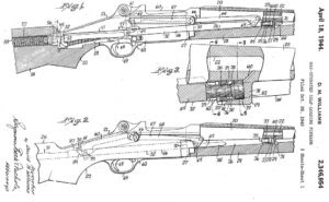 Short stroke gas piston system, patented in 1940 by David Williams, and later used in M1 carbine