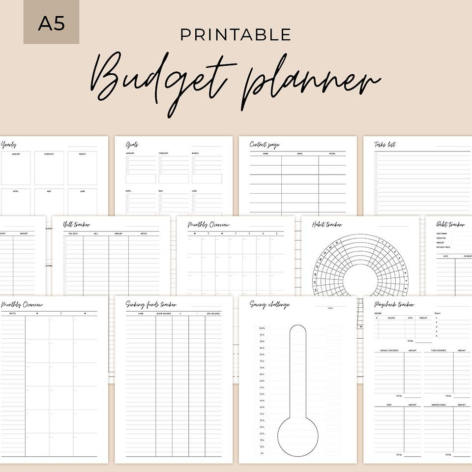 Budget Planner - Printable