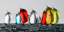 J/80s sailing off La Rochelle, france