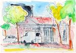 Mission Hills Watercolor - Posted on Sunday, January 11, 2015 by Kevin Inman
