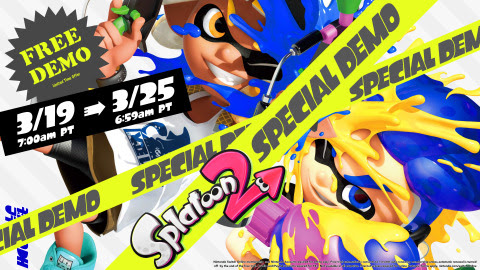 The Splatoon 2 Special Demo is available starting today in Nintendo eShop for Nintendo Switch. (Grap ... 