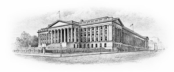 Treasury Building Engraving